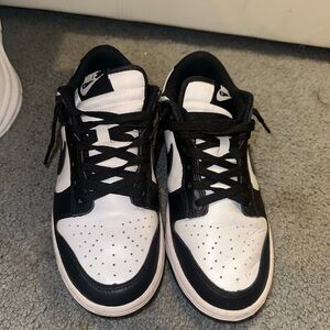 Panda Nike dunks size 7 women